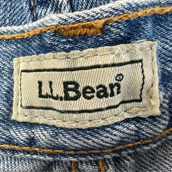 L.L. Bean Denim Jeans Relaxed Fit Medium Wash Blue Vintage 10P - Picture 6 of 6